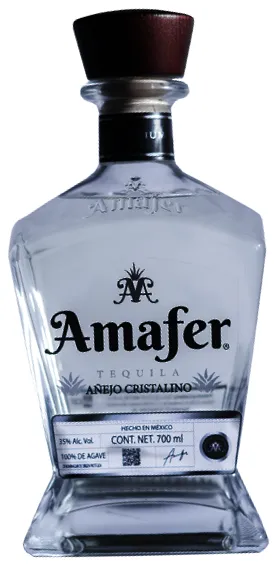 Tequila Amafer Añejo Cristalino